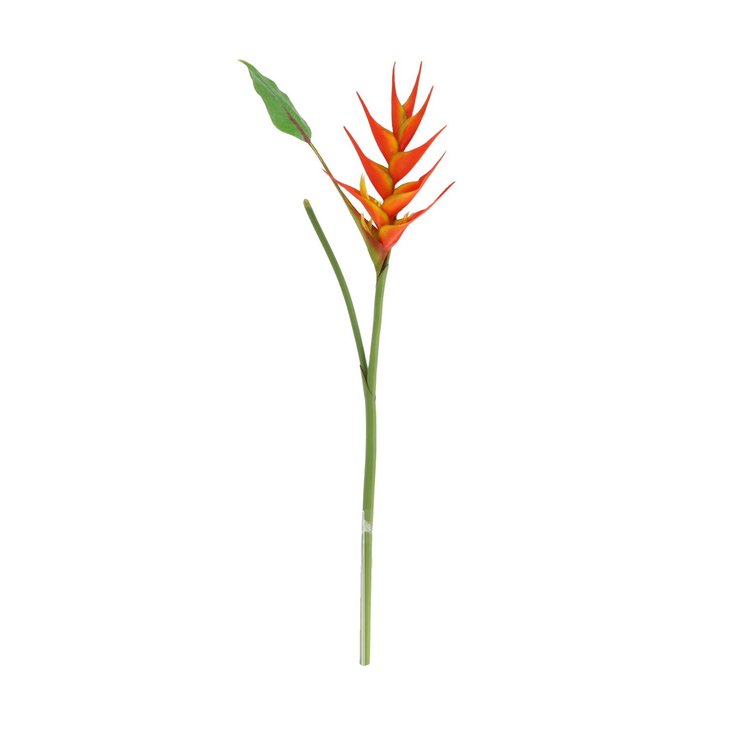 Heleconia Kunstbloem 85cm Oranje