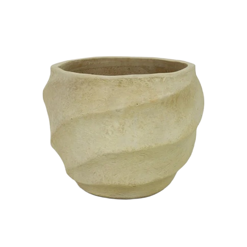 Pot Jarry L terra Wit D51 H41
