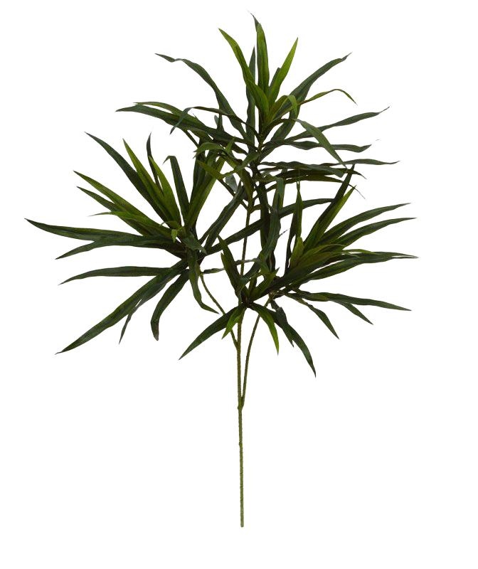 Draceana kunsttak x4 80cm - groen