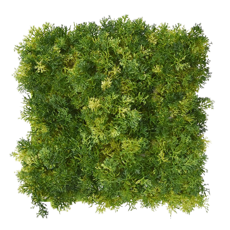 Rendier kunst Mosmat 25x25cm - groen