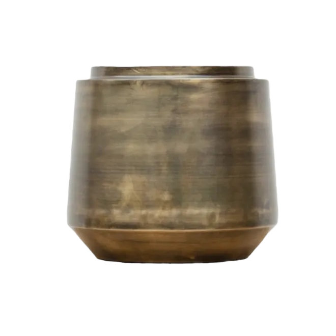 Indigo Pot Vintage Gold D46 H41