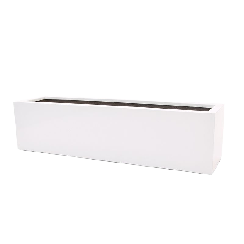 Argento Balcony Box M 80x20x20 cm Shiny White