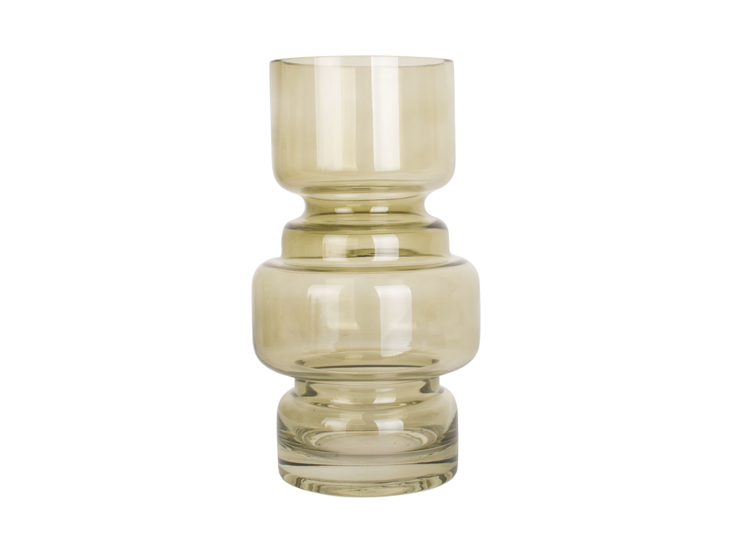Bloemenvaas Courtly 20x 11 cm - mosgroen