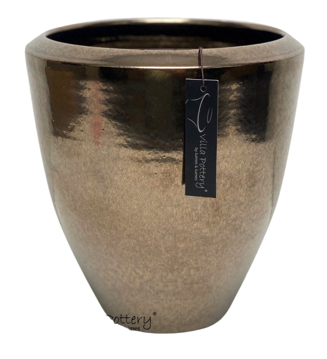 Pot Earthquake 27x29cm goud