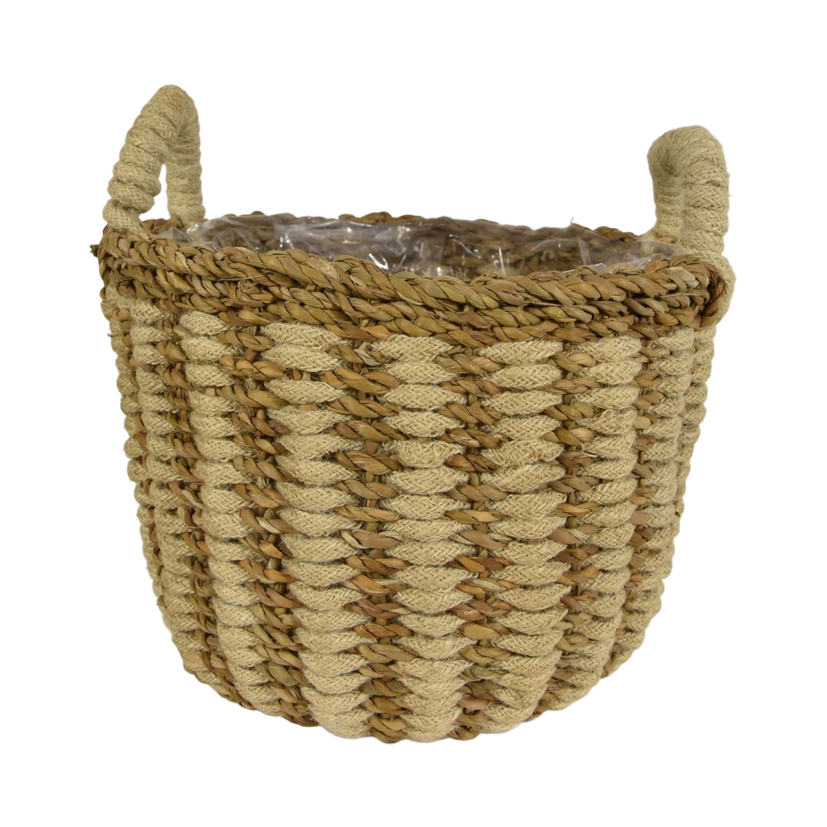 Plantenmand Kotaro 24x 30 cm - wit