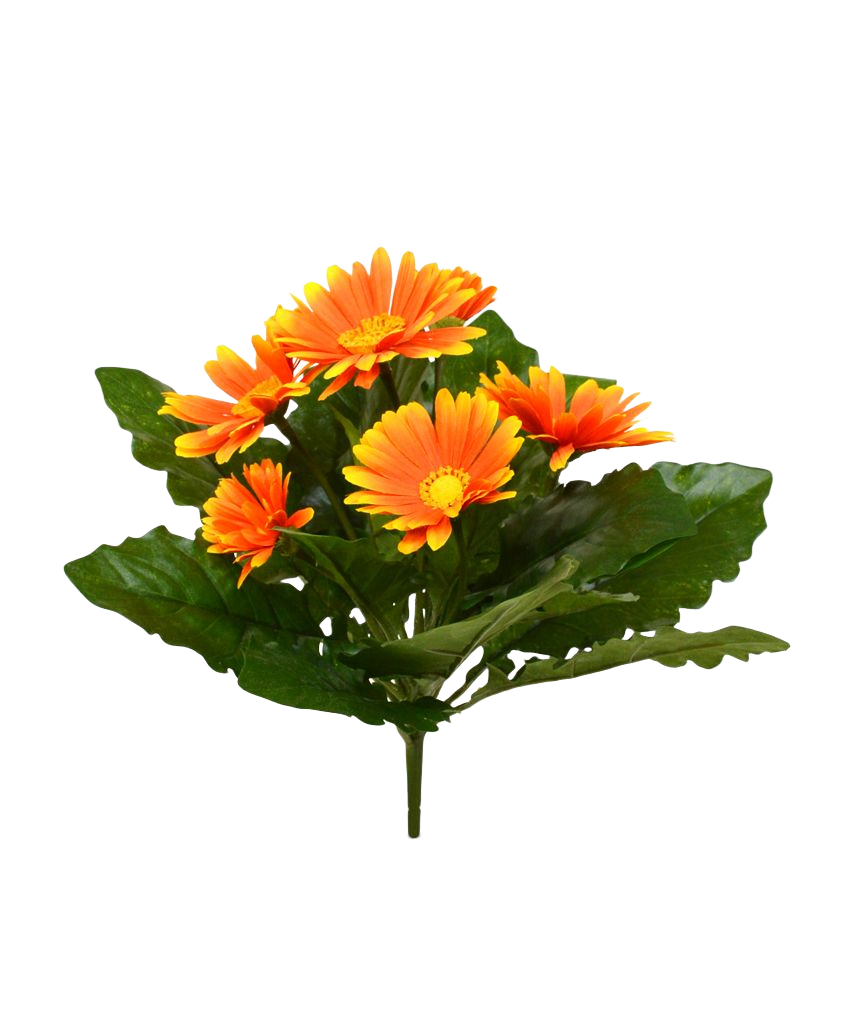 Gerbera Kunstboeket 30 cm oranje