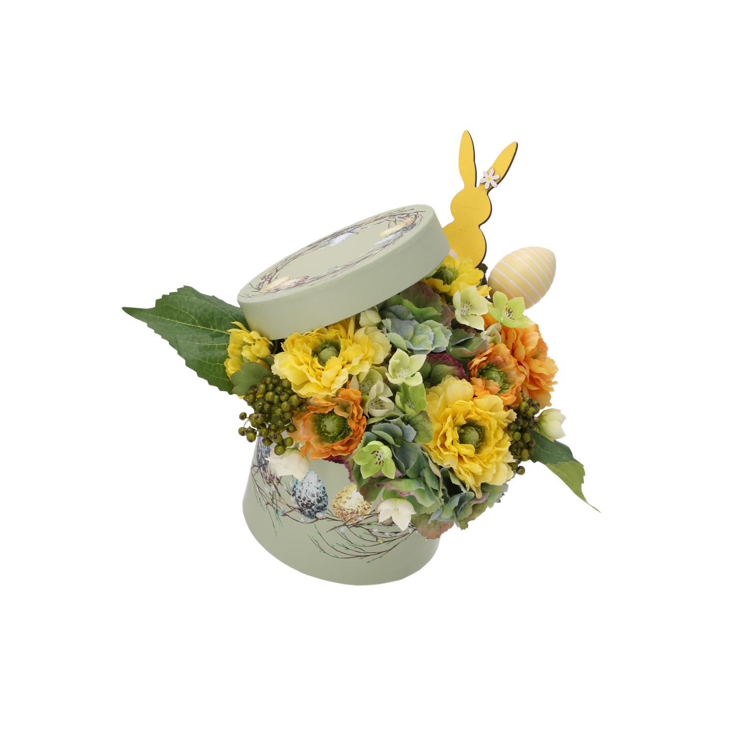Bloemen Cadeaubox Laura Leiden 25 cm afbeelding