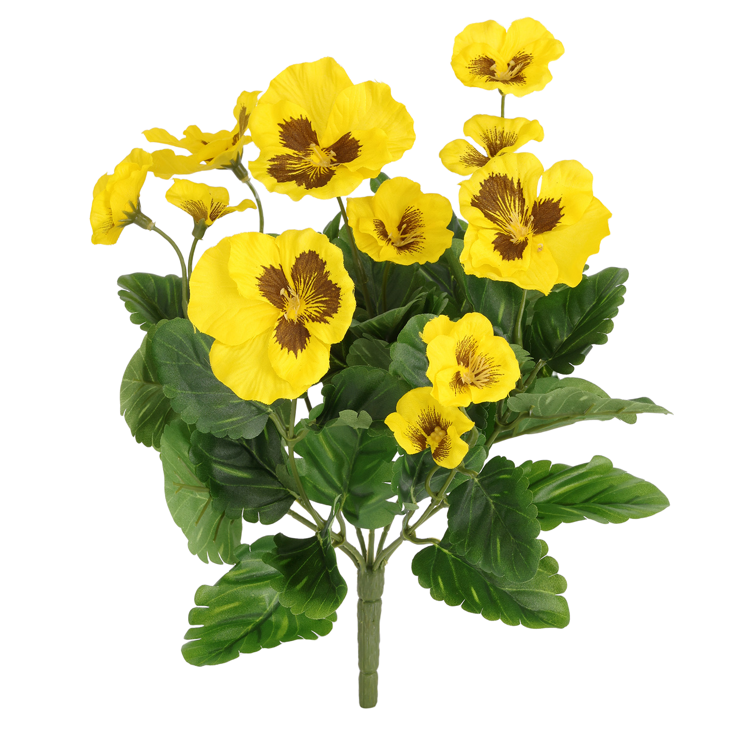 Viool kunstplant 25cm geel