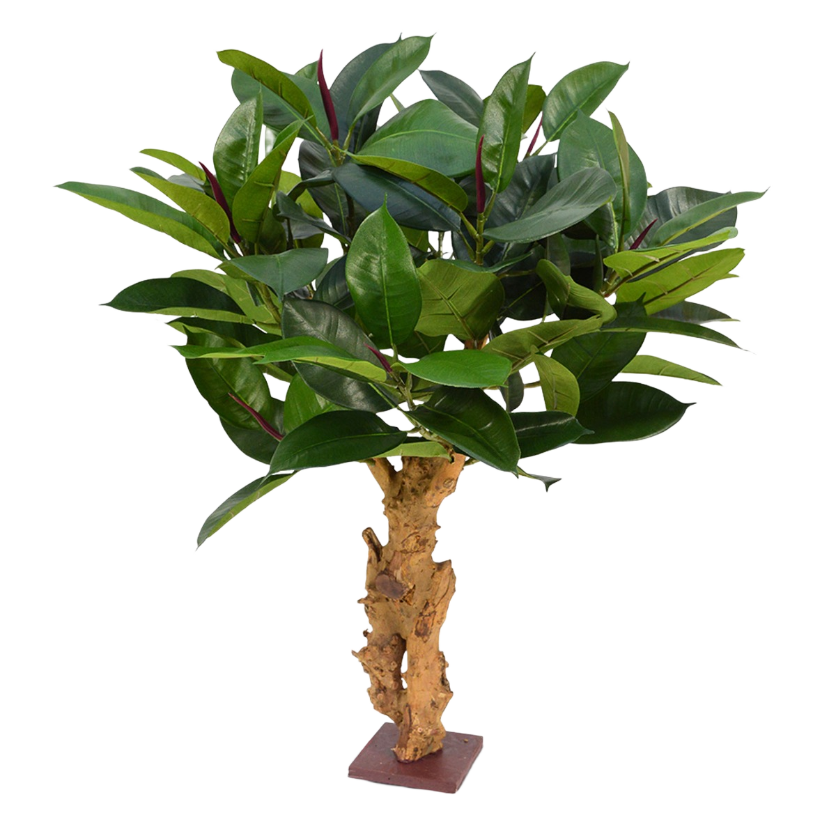 Philodendron op voet kunstplant 80cm