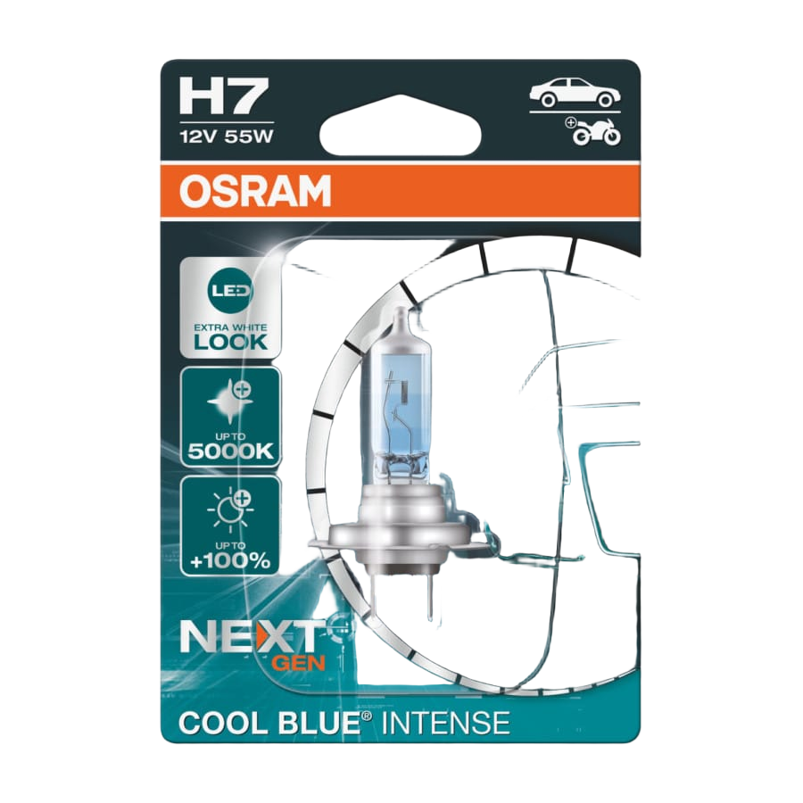 Osram Cool Blue Intense NextGen H7 12V/55W - 64210cbn | Autolampen | H7 lamp | Dutch Performance Products