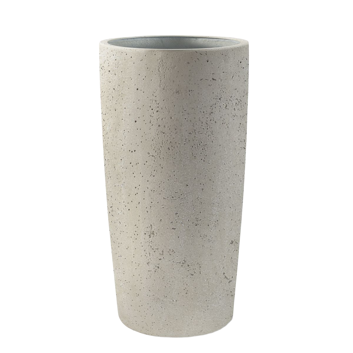 Grigio Vase Tall M 36x36x68 White-Concrete