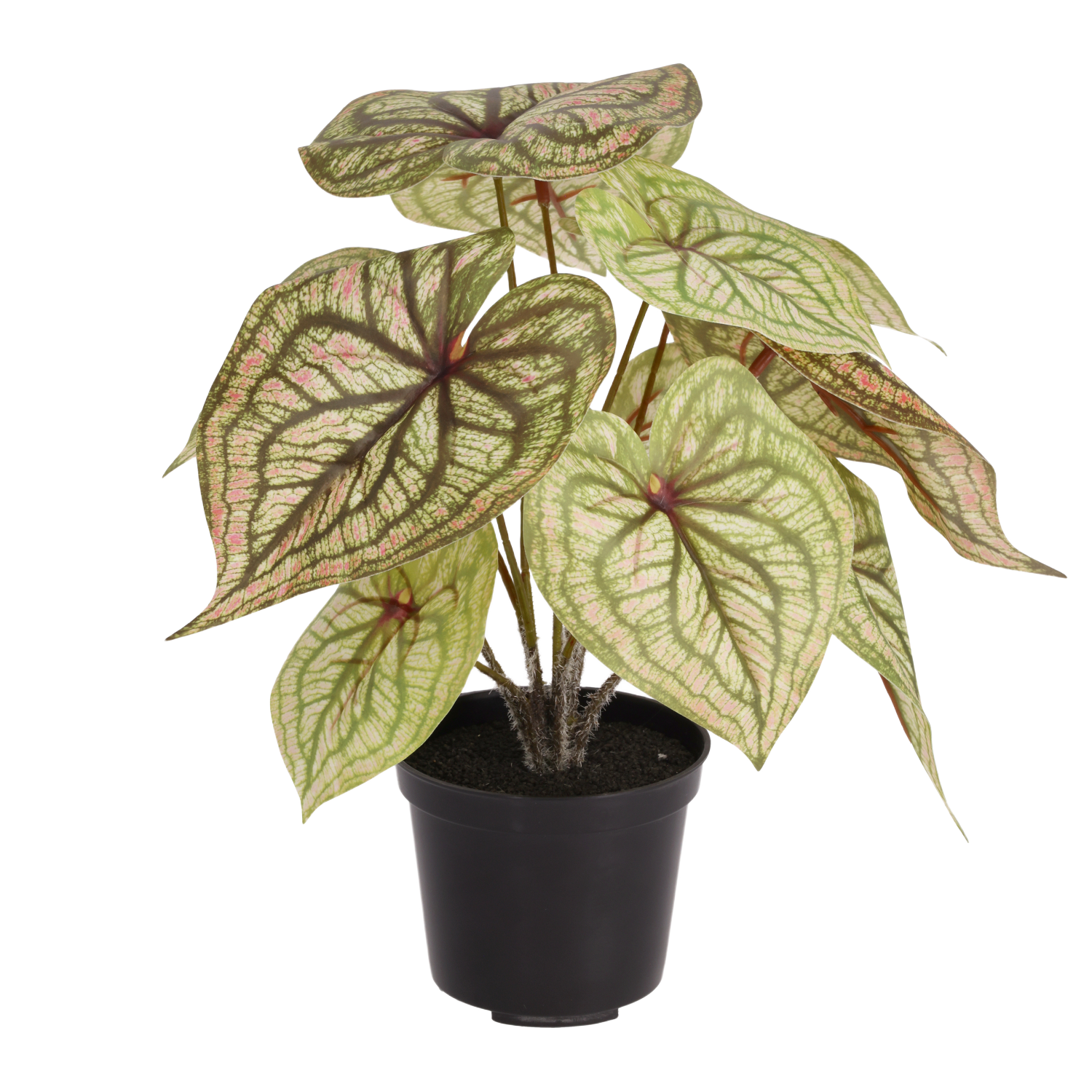 Syngonium Pink Ruby kunstplant 28cm in kweekpot