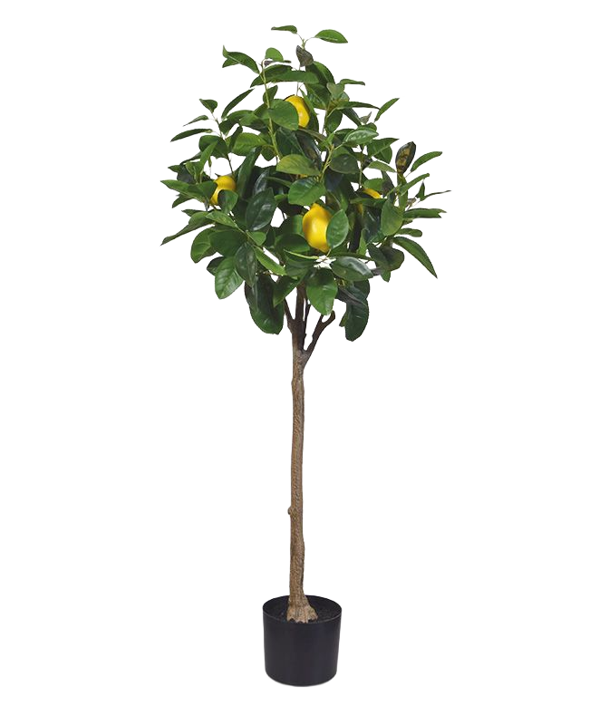 Citroen kunstboom op stam 120cm