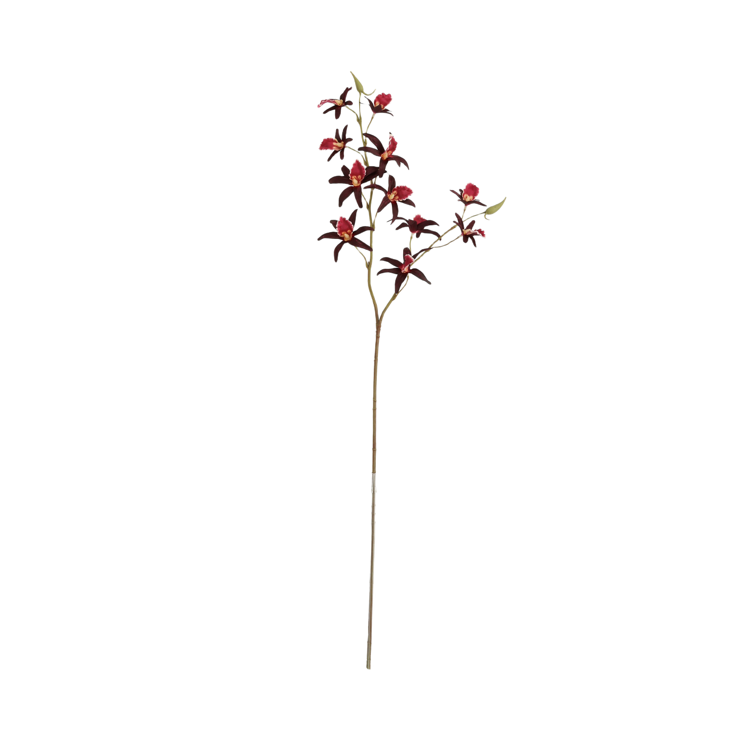 Dendrobium Kunst Orchidee 92cm Burgundy
