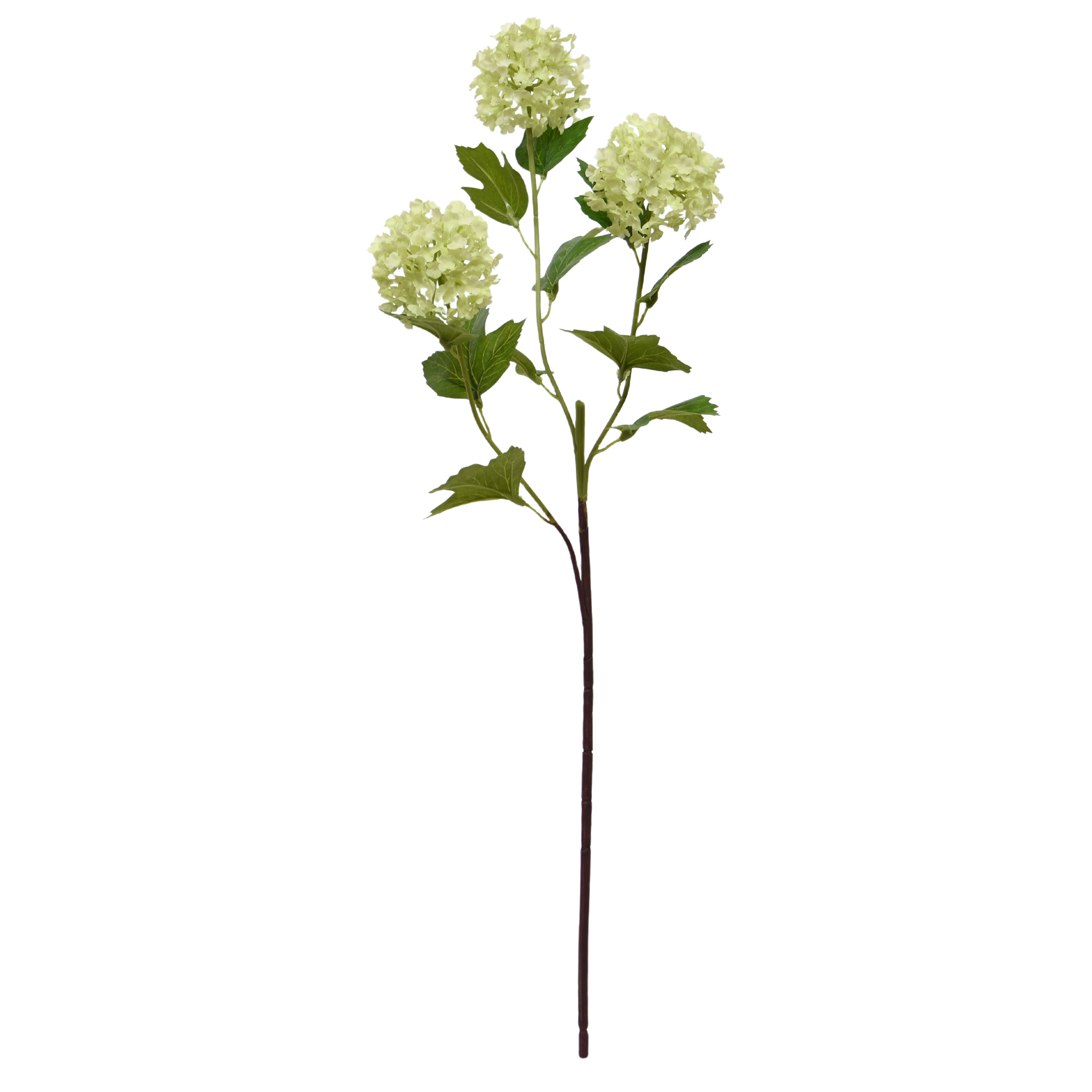 Viburnum kunstbloem 65cm groen afbeelding 1