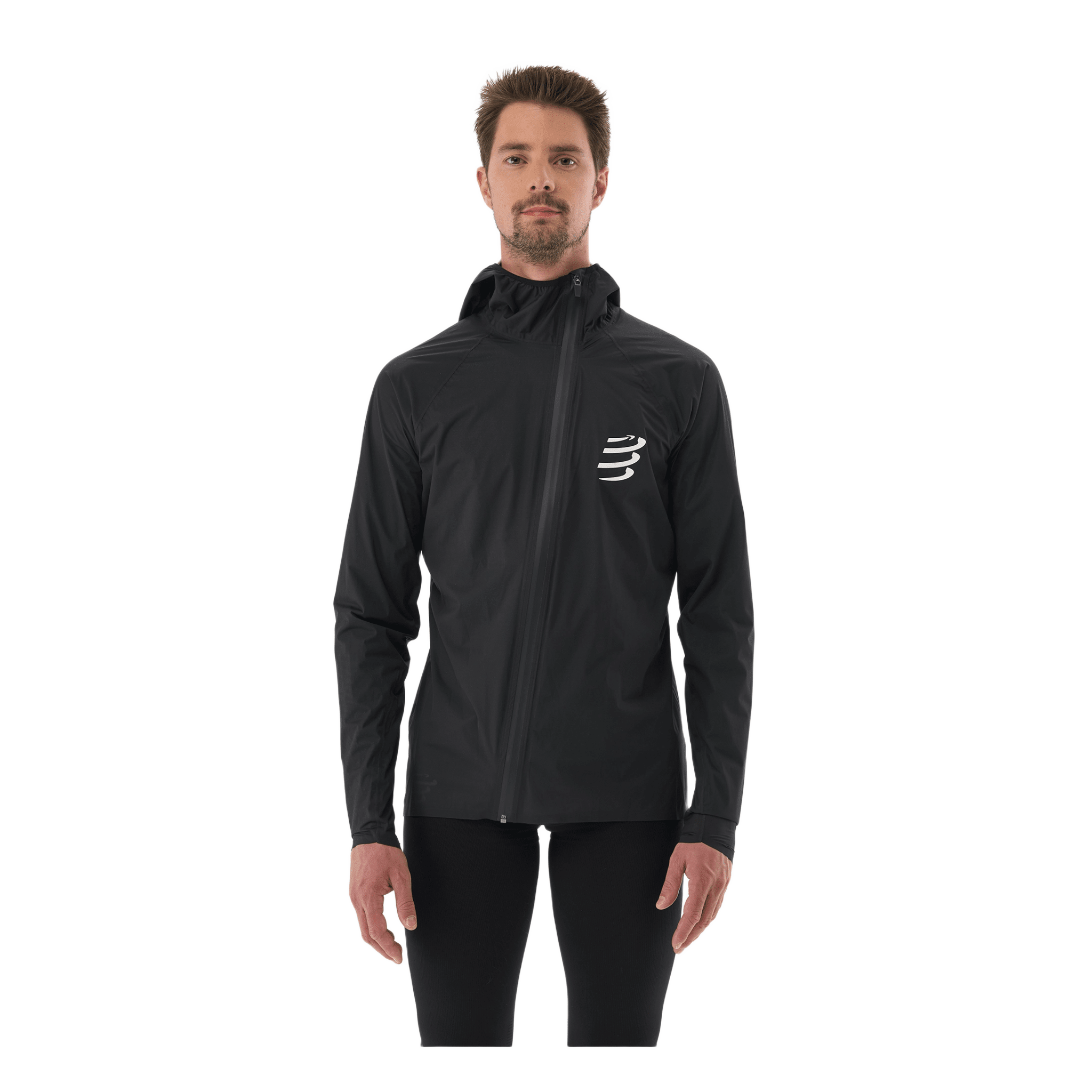 Compressport | Hurricane Waterproof Jacket 10/10 | 2.5-Laags Regenjas | Heren (10k)