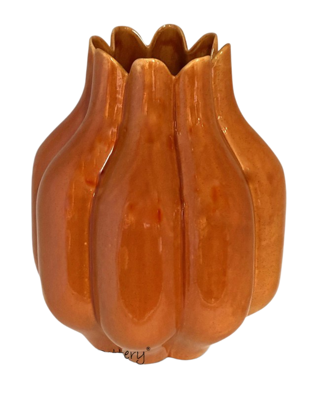 Flowerpower Vaas 23x30cm oranje