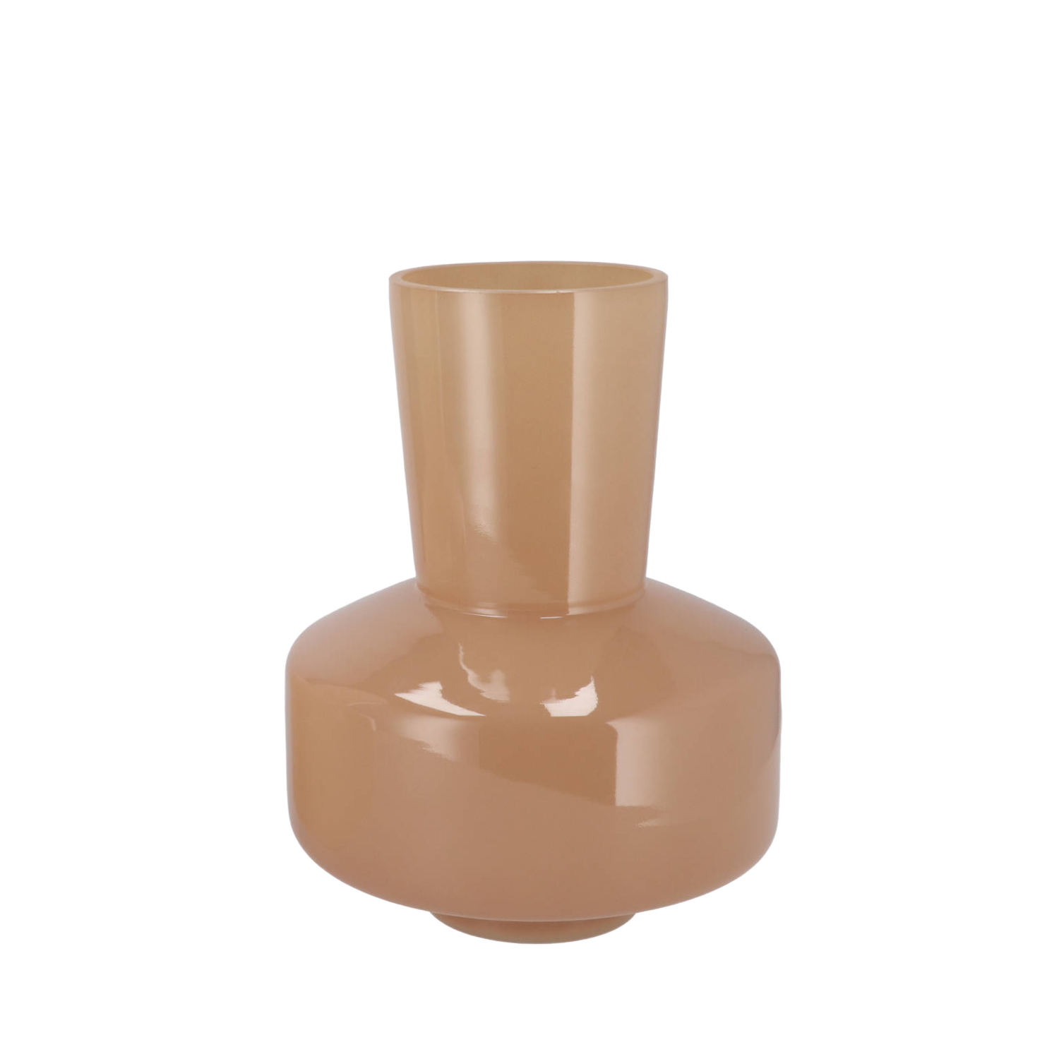 Beau naturel vaas bruin 20x20x26cm