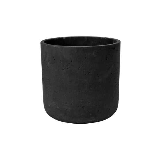 Sierpot Charlie M zwart D18xH17cm