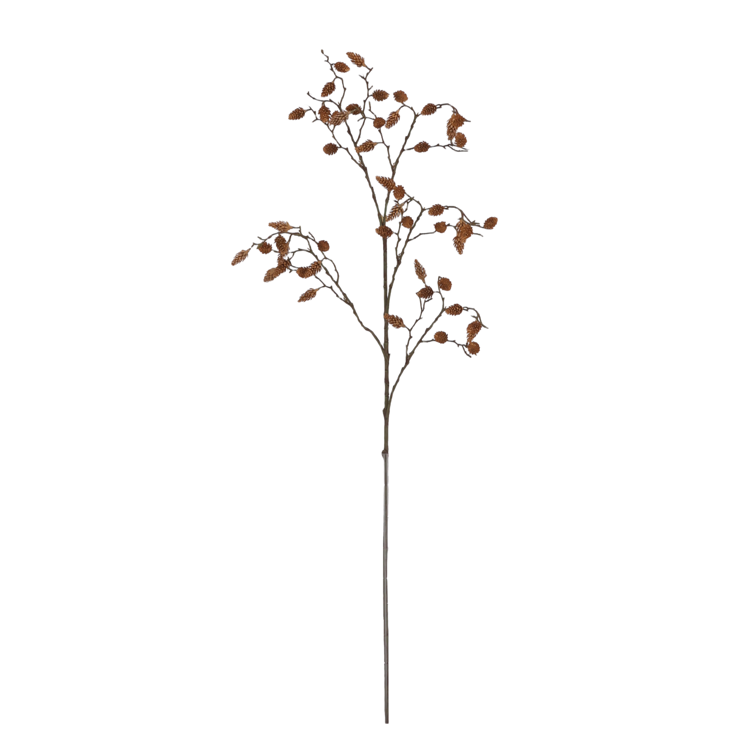 Kunst denneappel tak 89 cm Bruin
