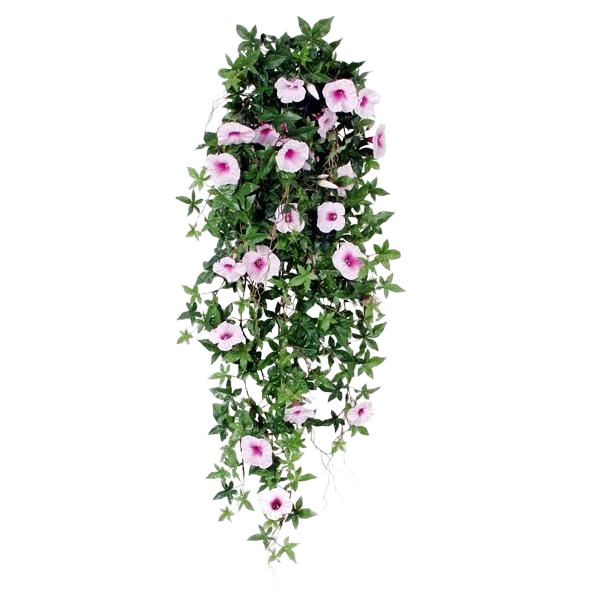 Petunia kunst hangplant 110cm - rose