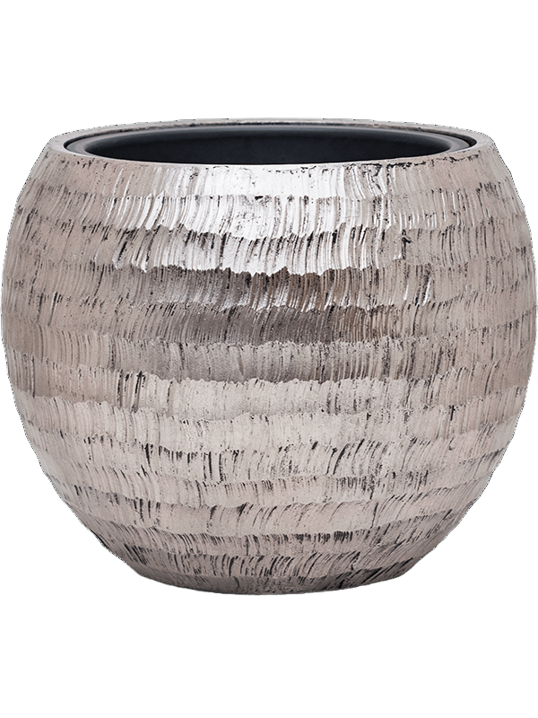 Baq Opus Hammered Globe silver (met inzetbak), 40x32cm
