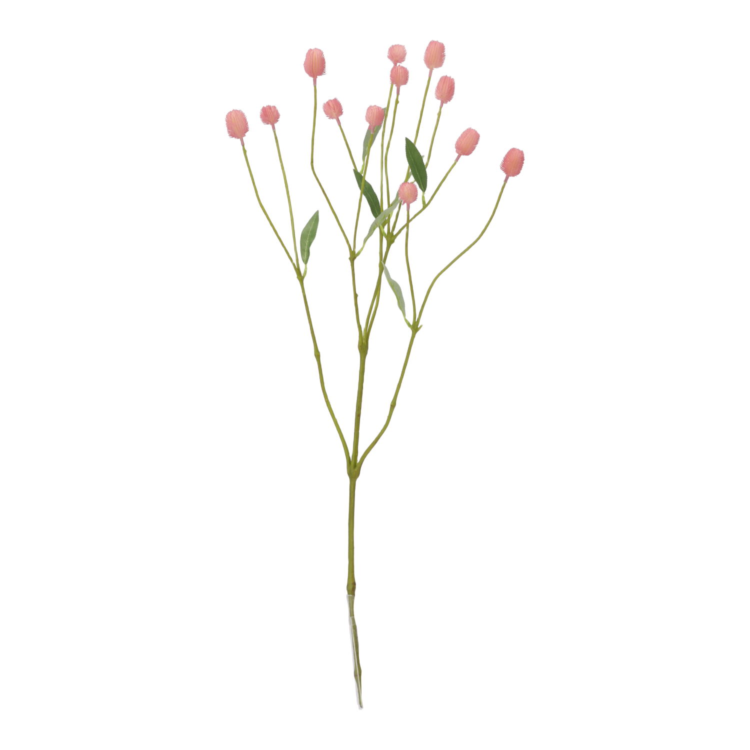 Gomphrena Kunsttak 65cm Roze