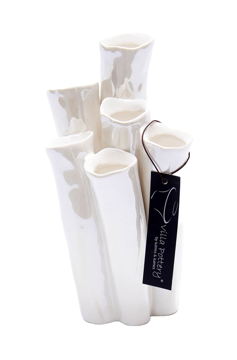 New Juul Vaas porselein 10x20cm wit
