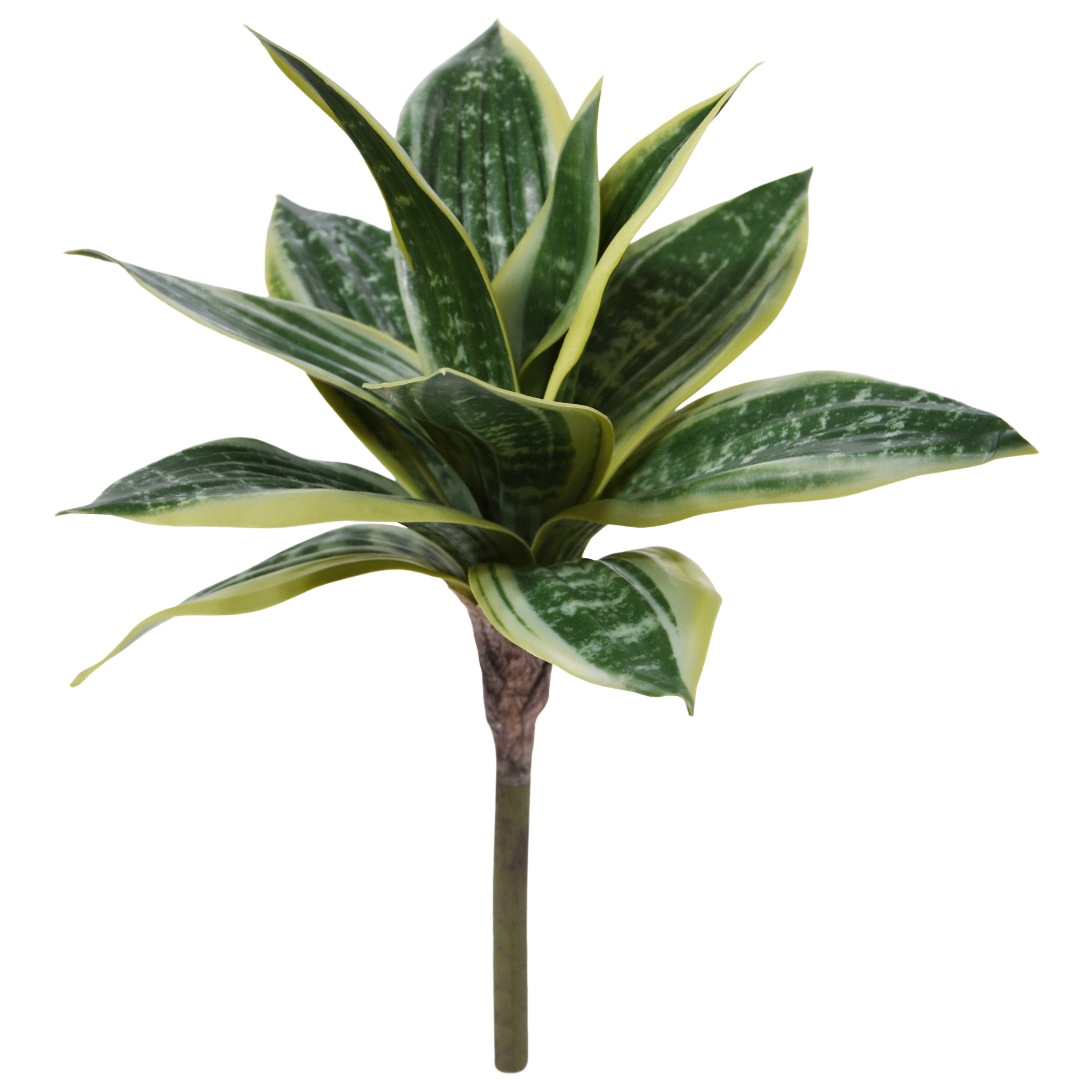 Sanseveria Kunstplant 25cm bont
