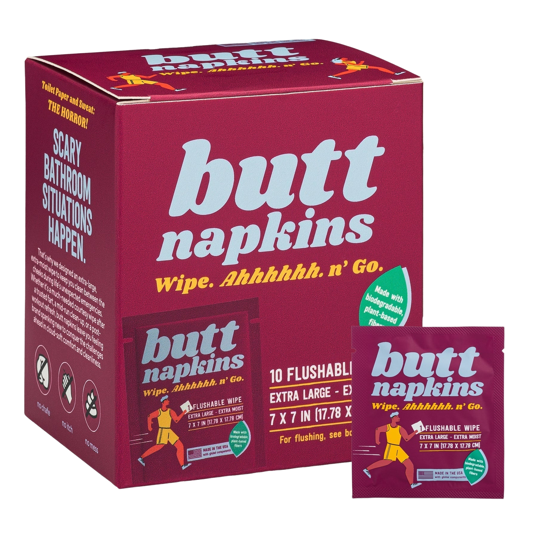 Butt Napkins for Runners