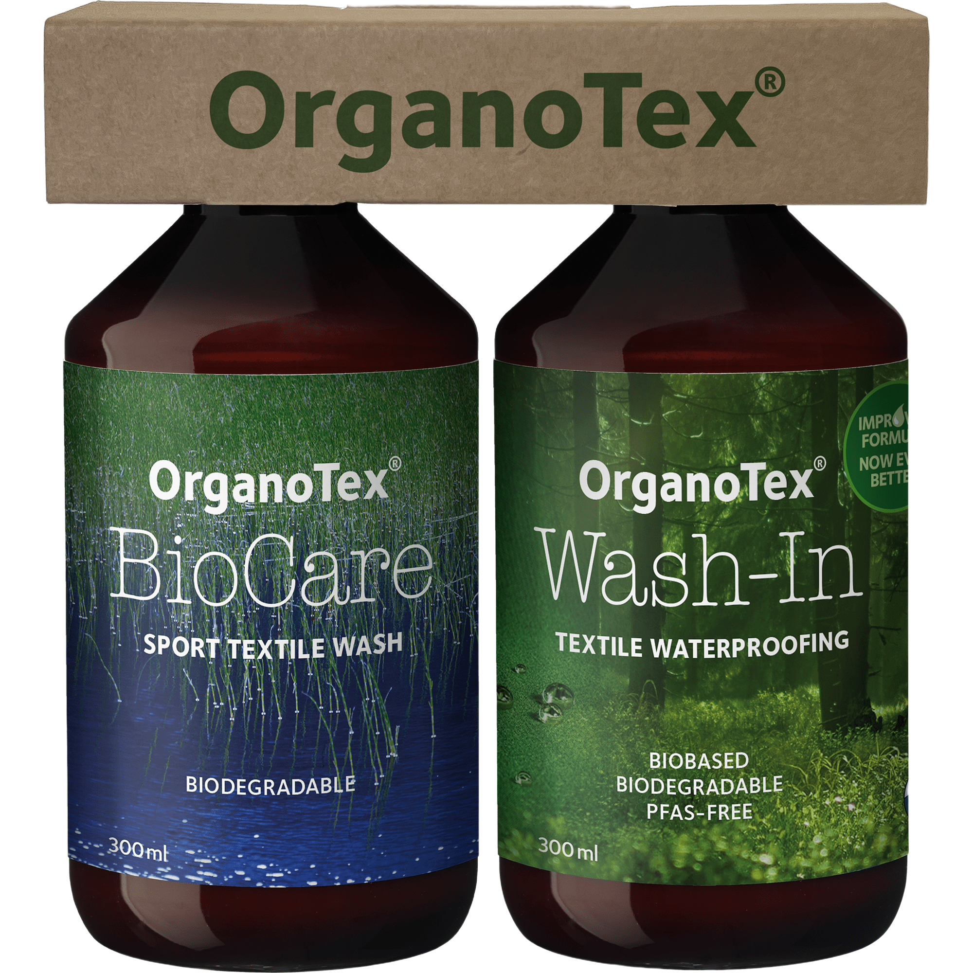 OrganoTex | Garment Care Kit | Waterafstotend Middel + Wasmiddel