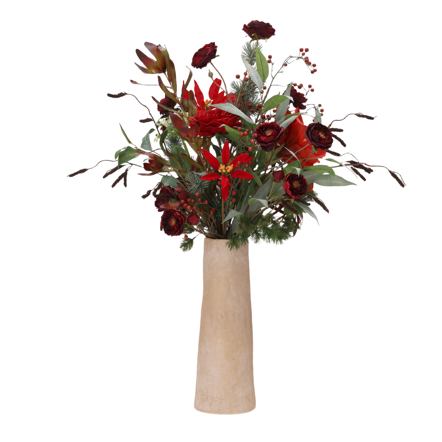 Kunst kerstboeket Dymph Ellmau 90cm
