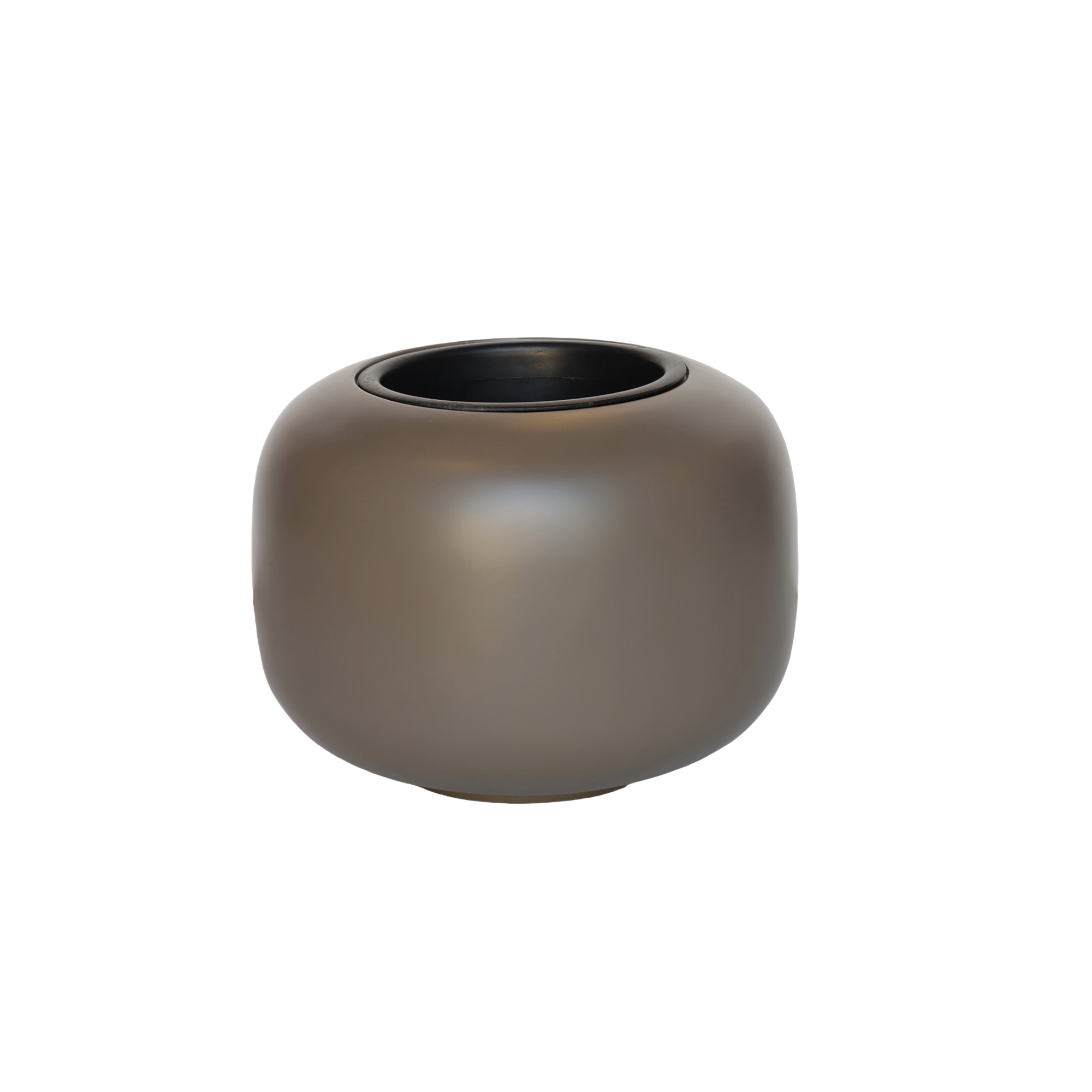 Pot Phuket taupe 34 x H26cm
