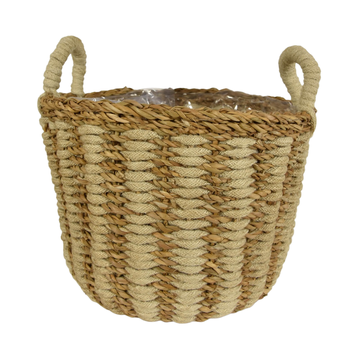 Plantenmand Kotaro 27x 35 cm - wit