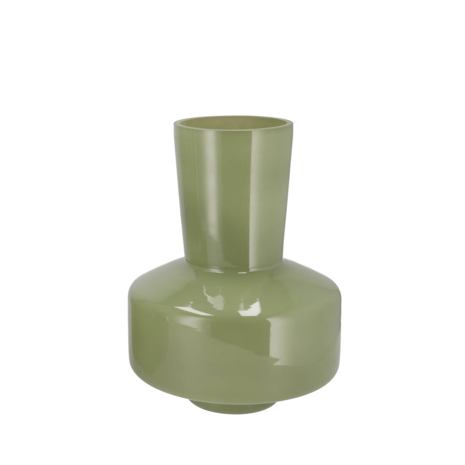 Beau summer green vaas donkergroen20x20x26cm
