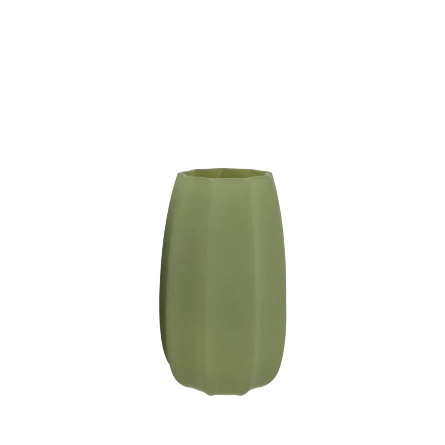 Luxx majestueuze lichtgroene vaas Arches 14x14x18cm