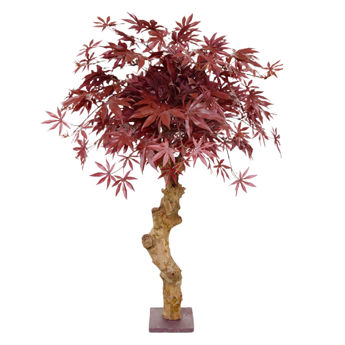 Acer Bonsai kunstboom op stam 85cm - burgundy
