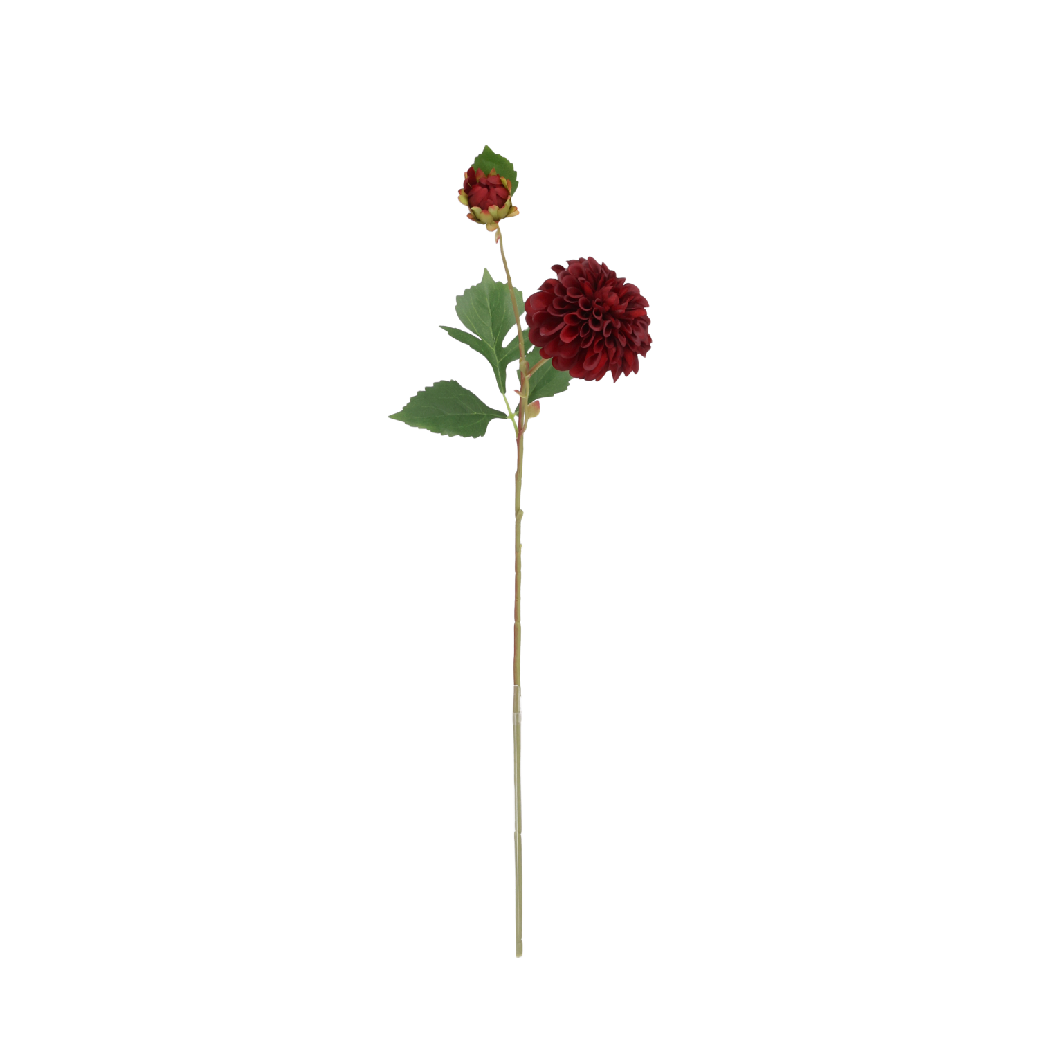 Dahlia kunstbloem Hillcrest 68cm Burgundy