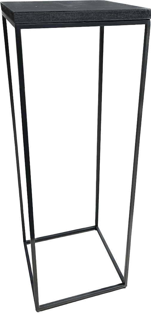Zuil Dolores M zwart L35 x B35 x H100cm