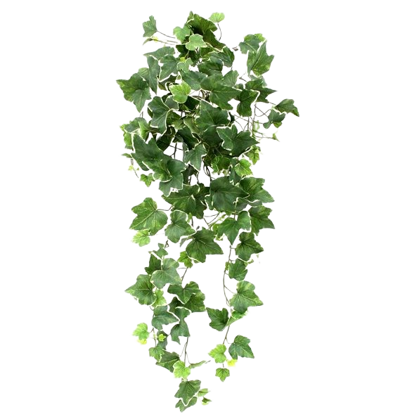 Hedera deluxe kunst hangplant 75cm - bont