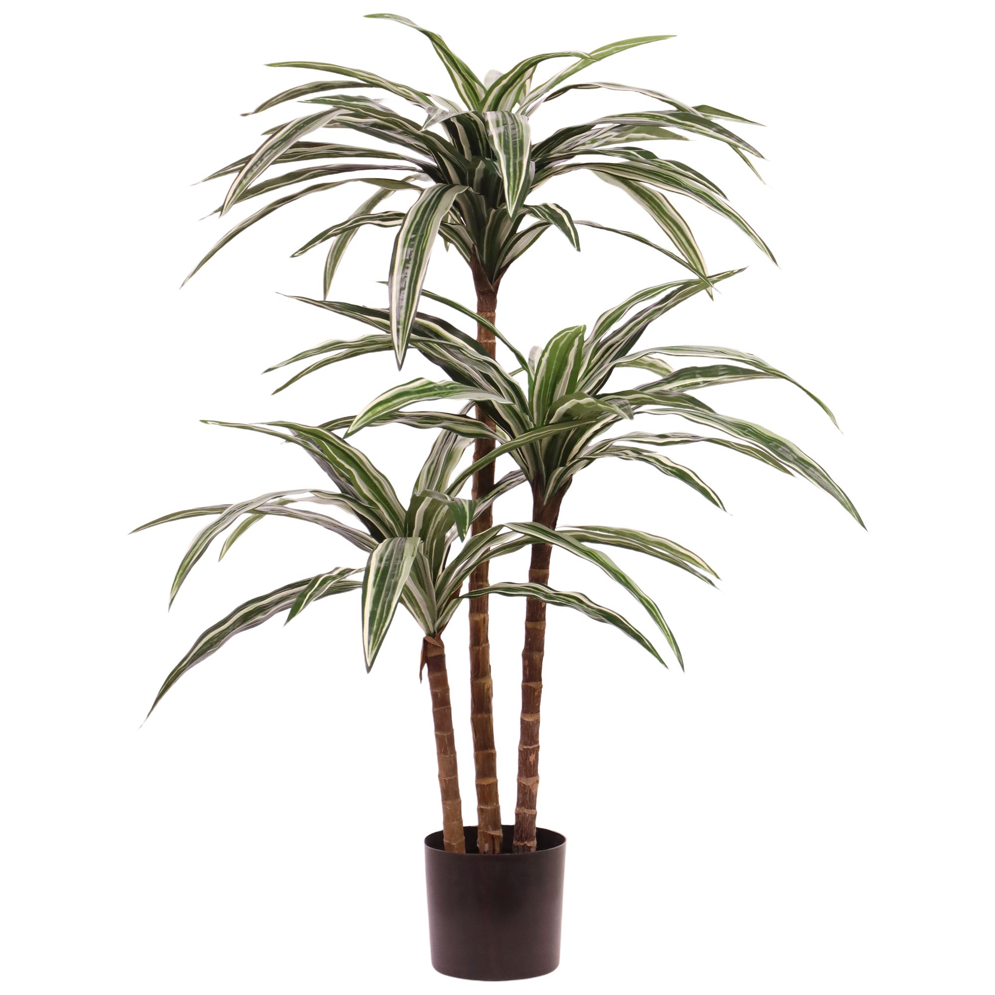 Draceana Deluxe kunstplant groen-bont 95cm