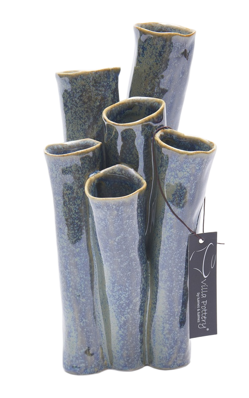 New Juul Vaas porselein 13x25cm goud