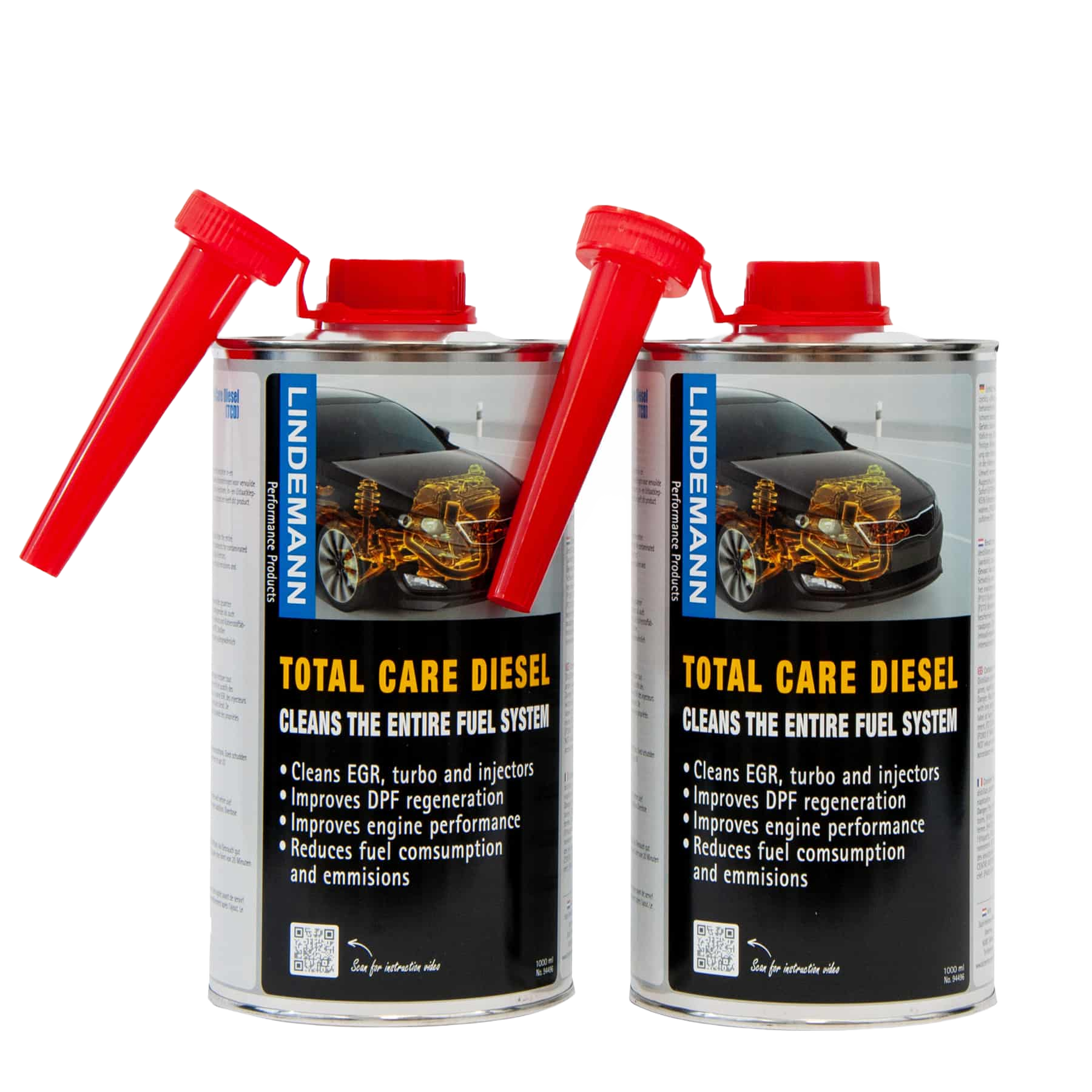 2-Pack Lindemann Total Care Diesel | Auto Additieven | Brandstof additief | Dutch Performance Products