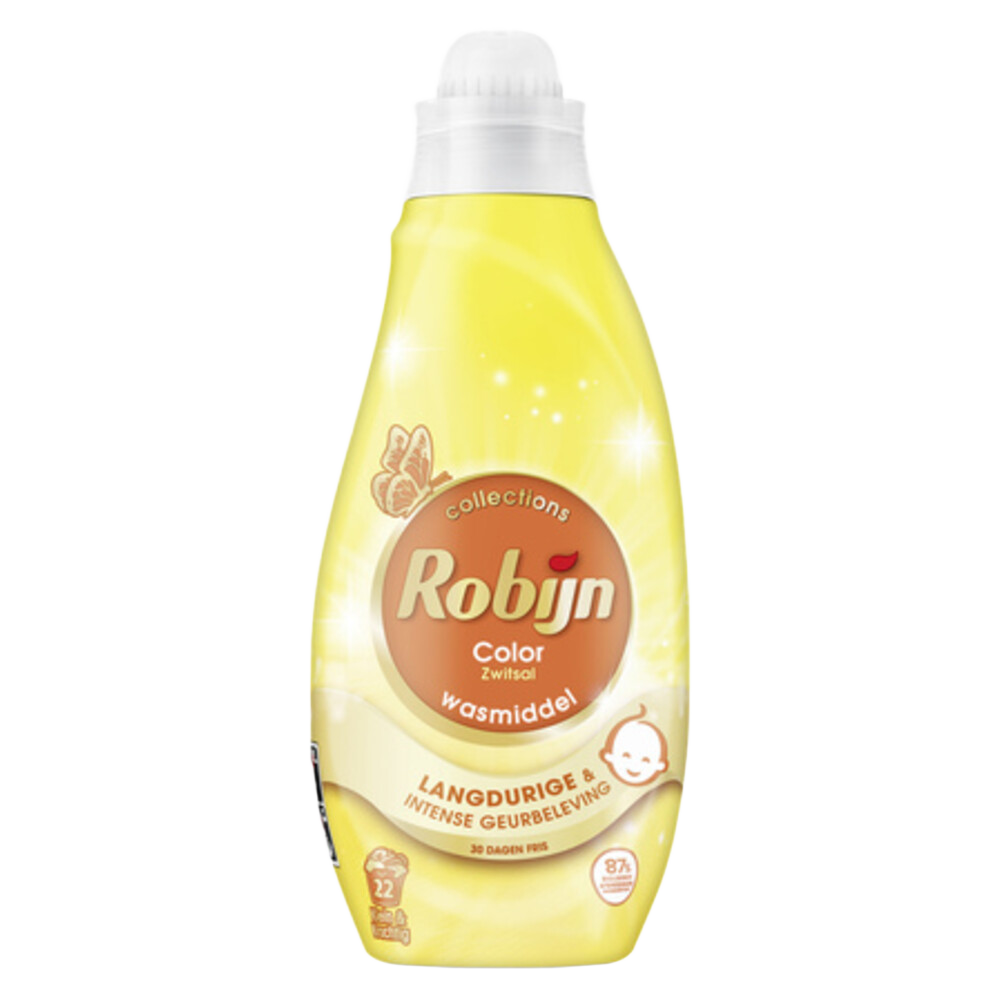 Robijn  Klein    En    Krachtig  Wasmiddel  Zwitsalgeur  22  Wasbeurten  665  ML
