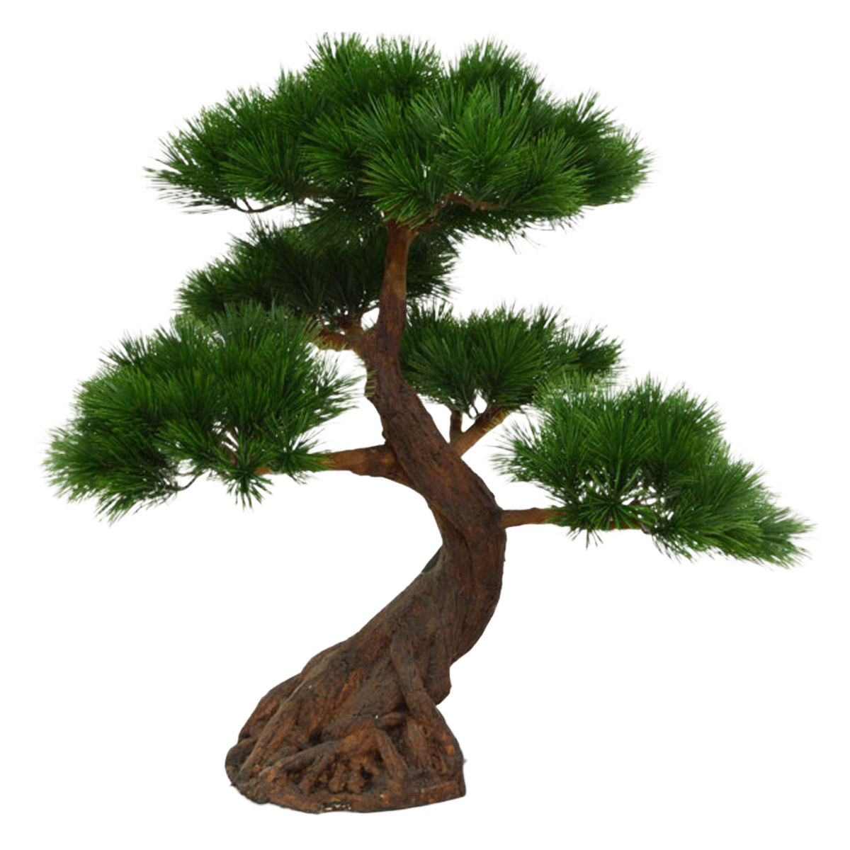 Pinus Bonsai x5 deluxe kunstplant op voet 80cm - UV bestendig