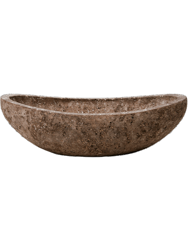 Baq Polystone Plain Boat Rock, 46x20x13cm