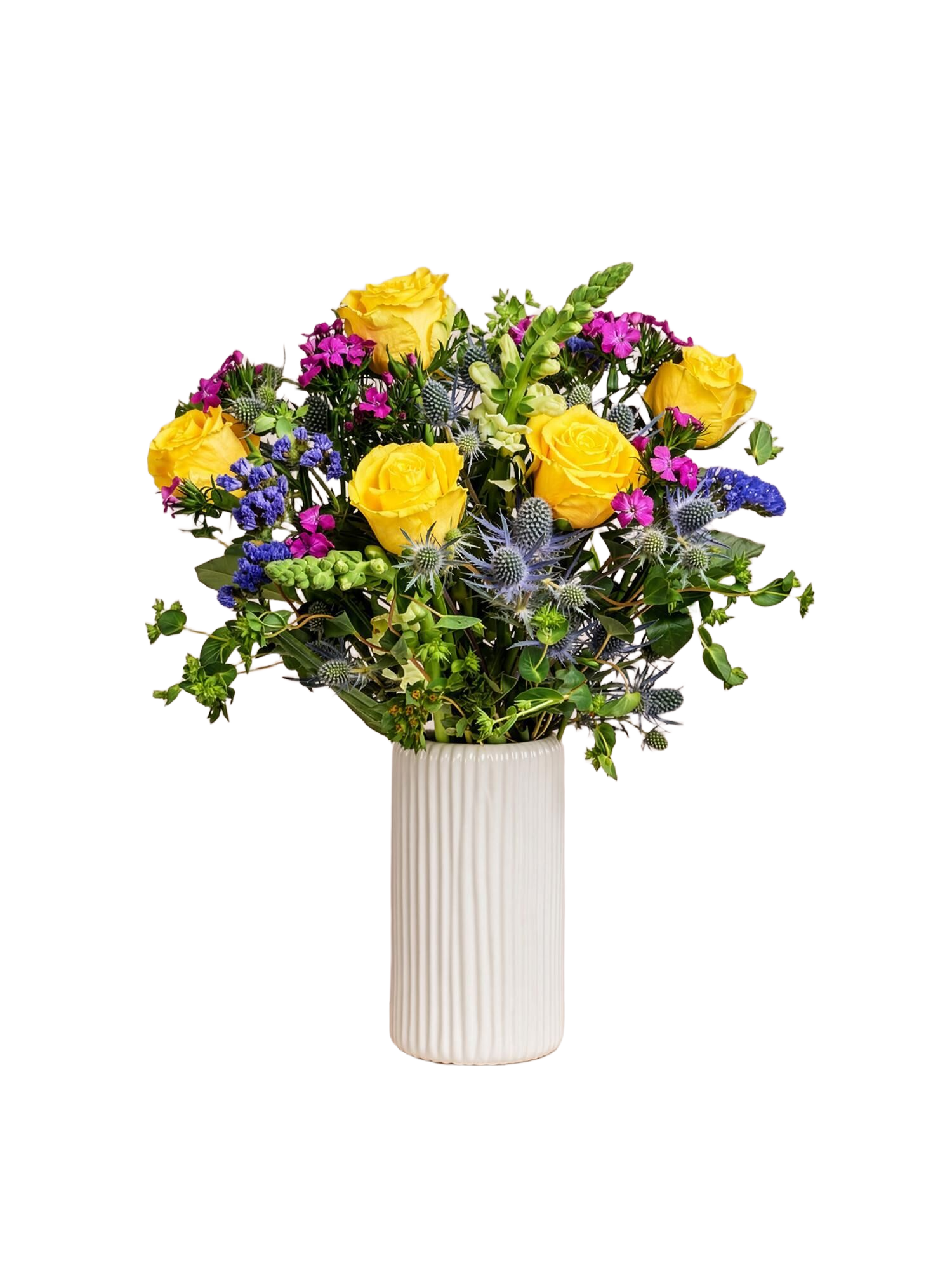 Blumen zum Geburtstag verschicken | Blumenstrauss Von allem das Beste | Vasenfertig inkl. persönliche Grußkarte | Geschenk zum Muttertag - frische