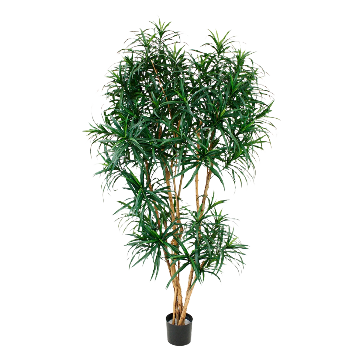 Draceana Reflexa XL kunstboom 190cm - groen