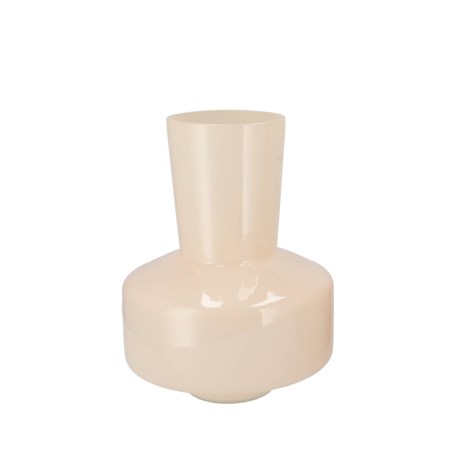 Beau naturel vaas creme 20x20x26cm