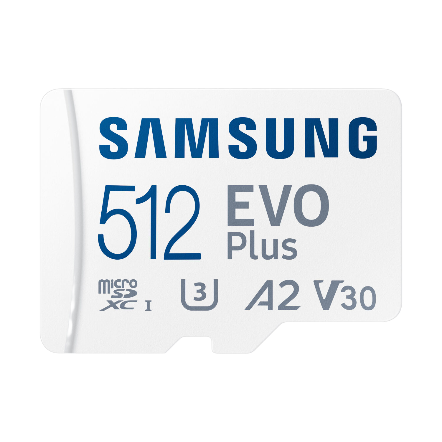 Samsung 512GB Micro SD Evo Plus UHS-I U3 V30 A2 160MB/s geheugenkaart + adapter